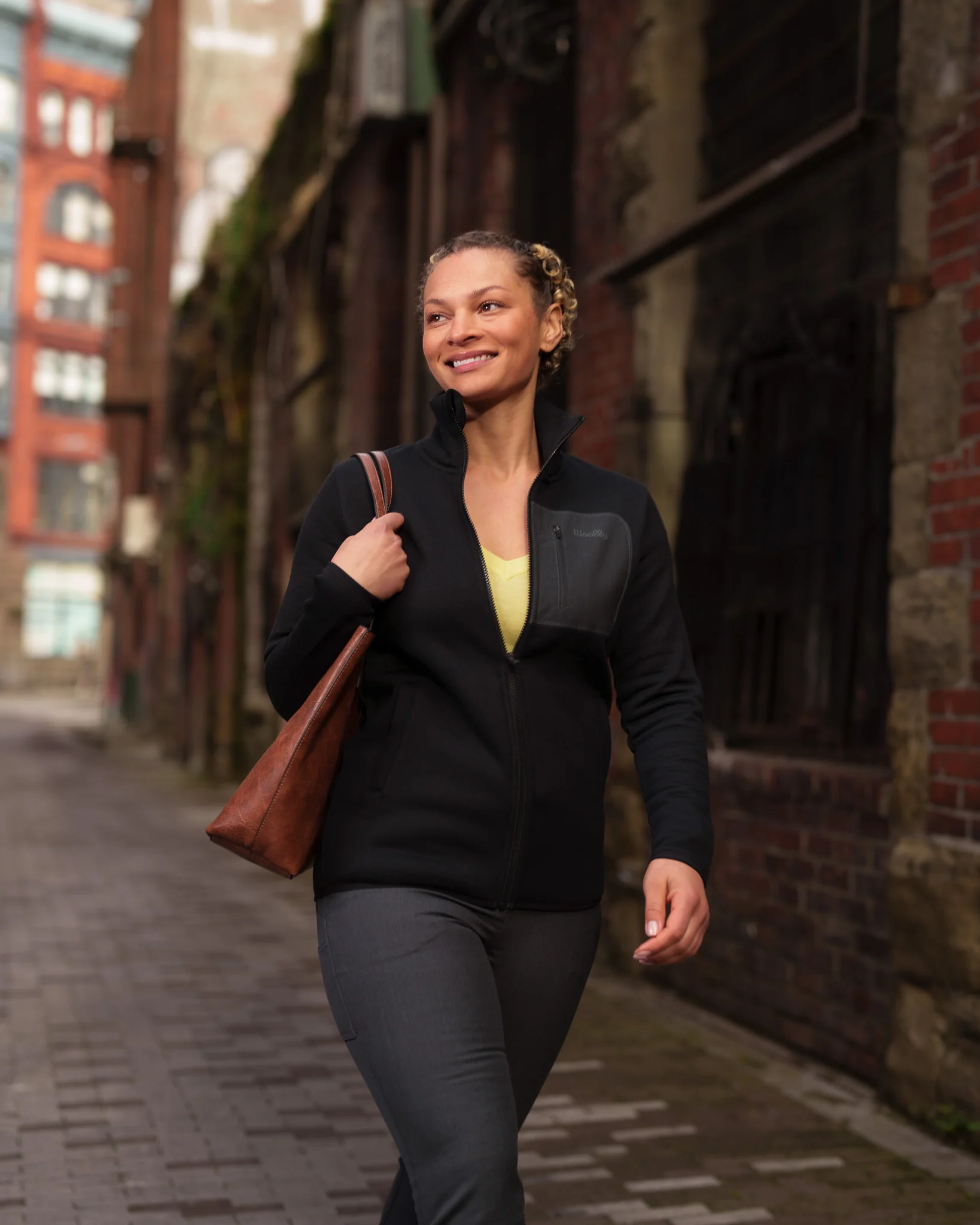 Merino Fleece Crew Zip - Image 10