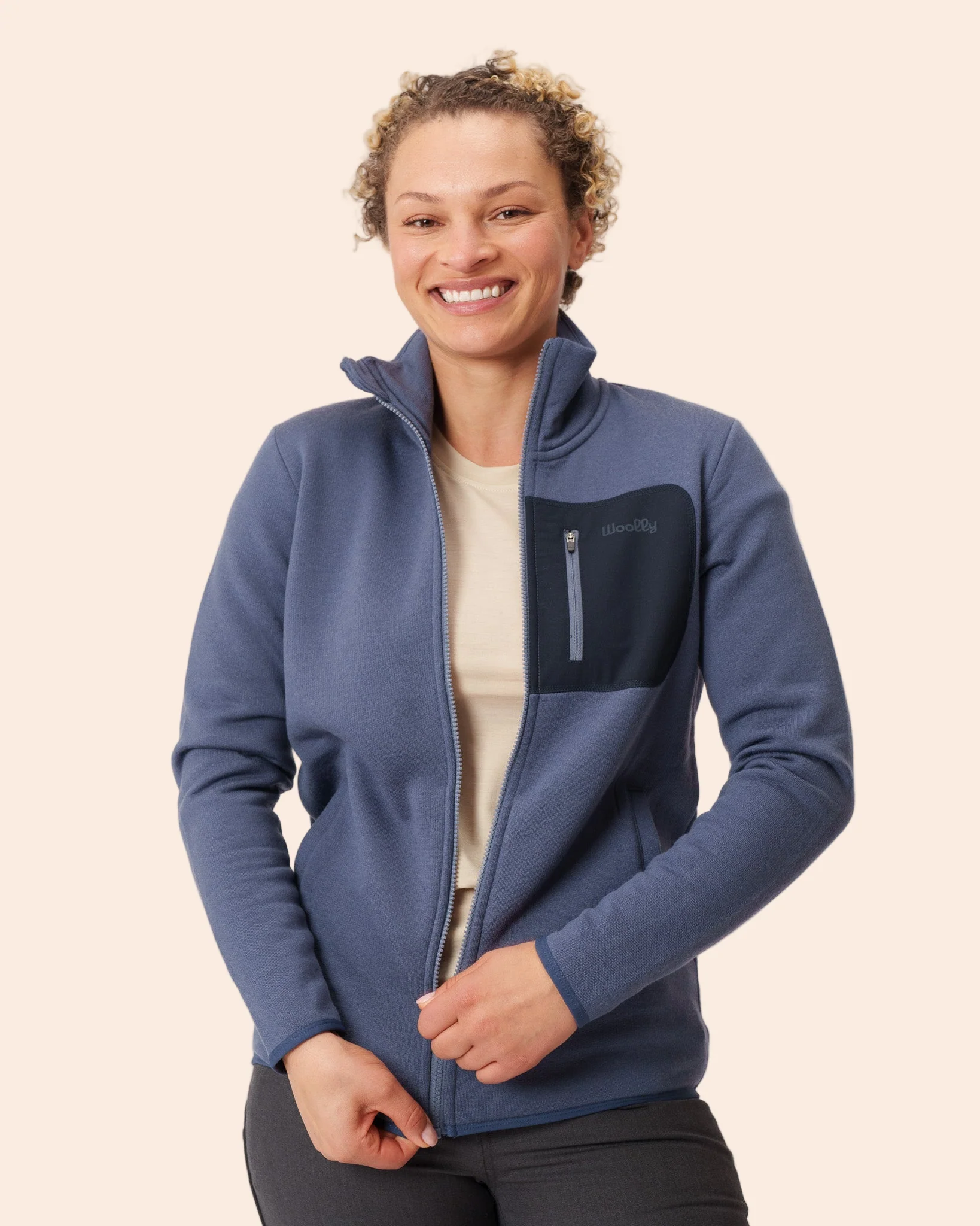 Merino Fleece Crew Zip - Image 14