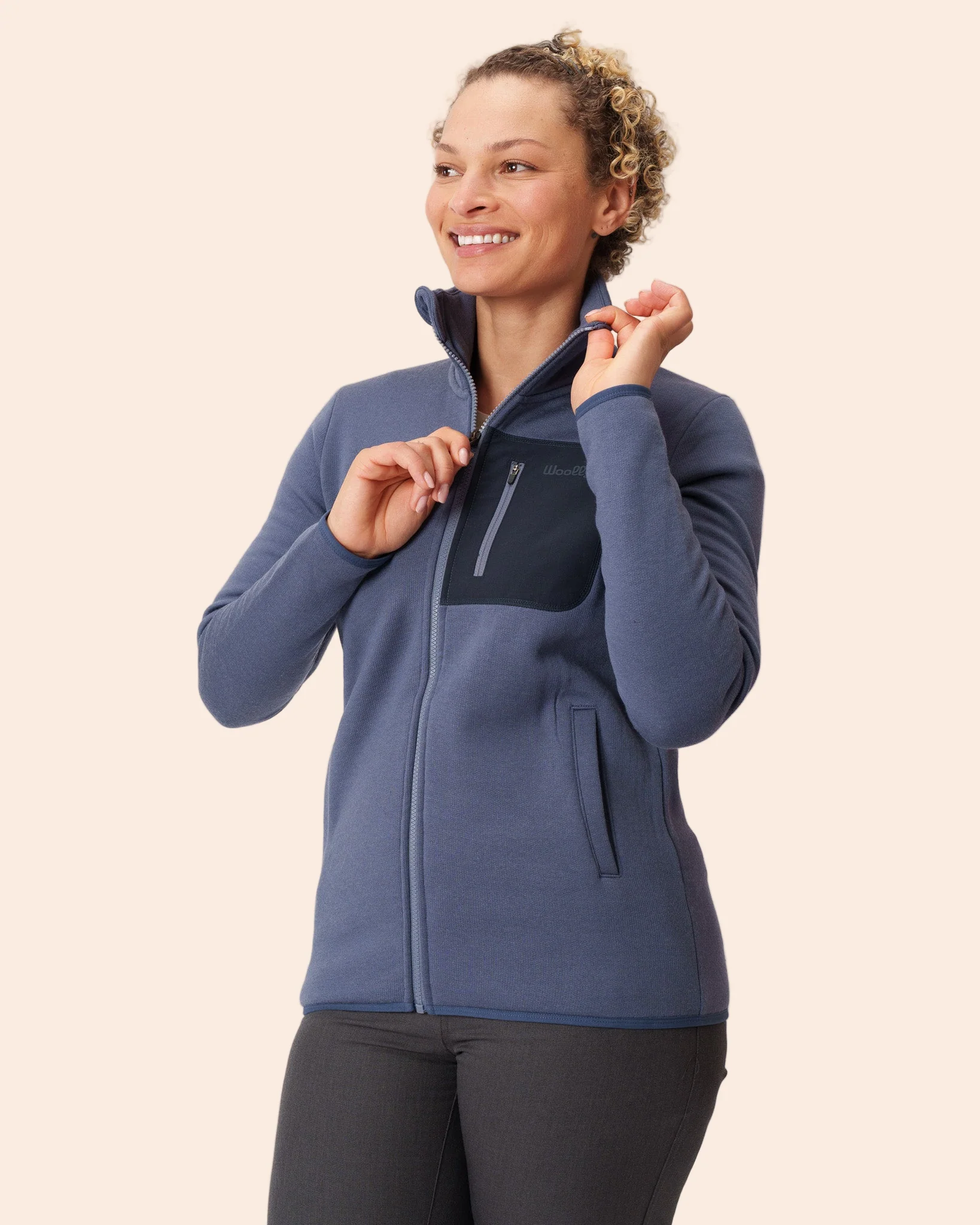 Merino Fleece Crew Zip - Image 17