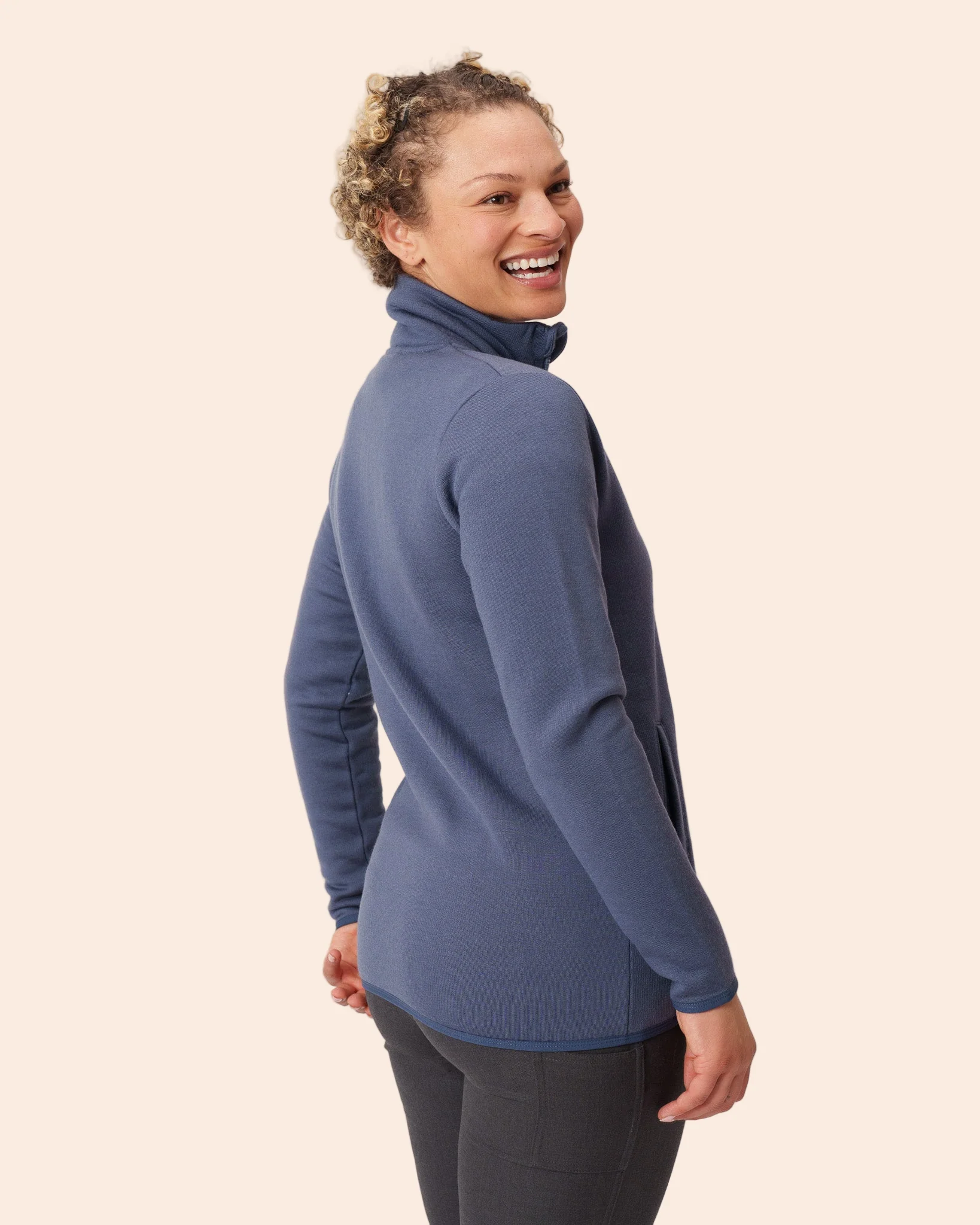 Merino Fleece Crew Zip - Image 18