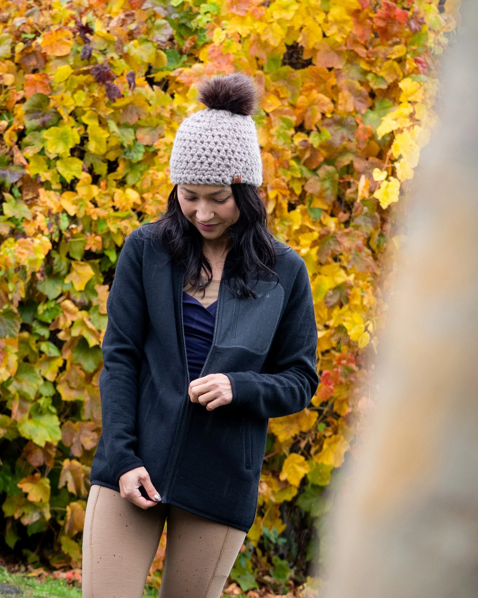 Merino Fleece Crew Zip - Image 2