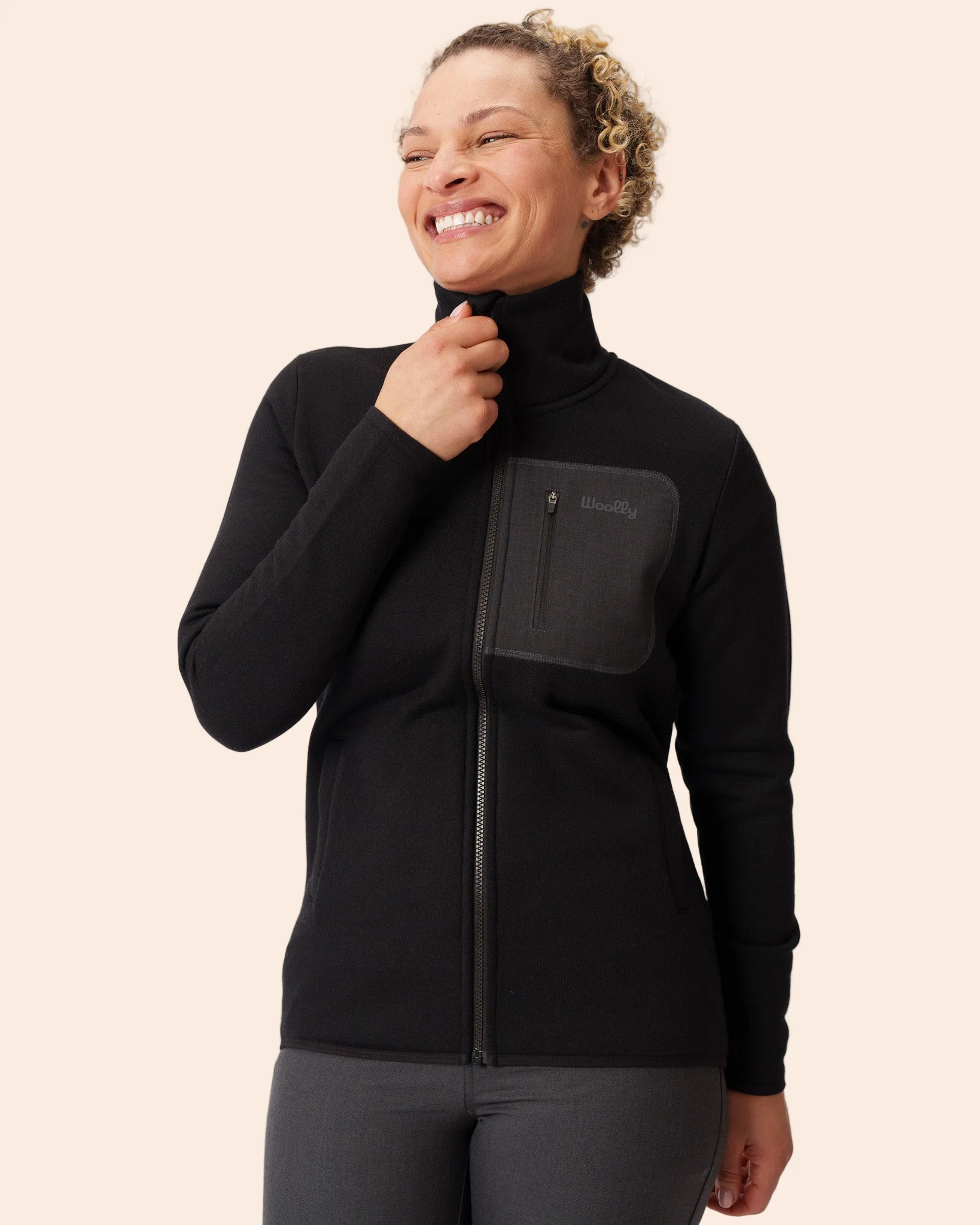 Merino Fleece Crew Zip - Image 8
