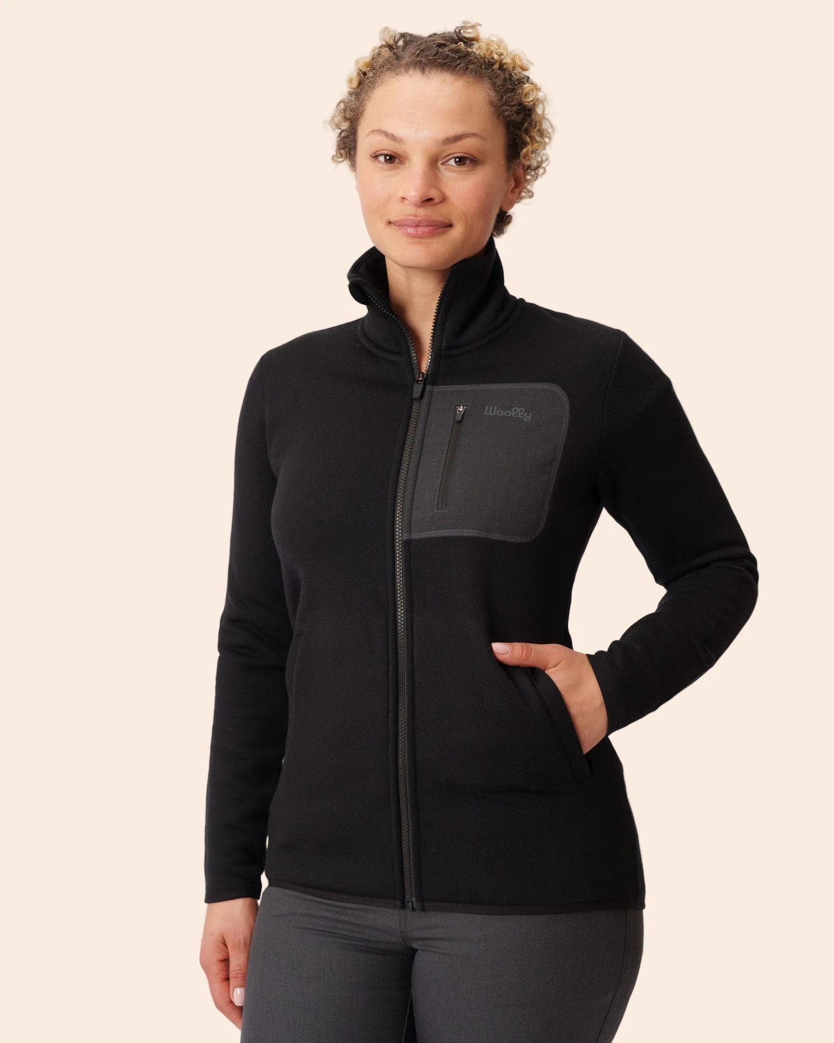 Merino Fleece Crew Zip - Image 9