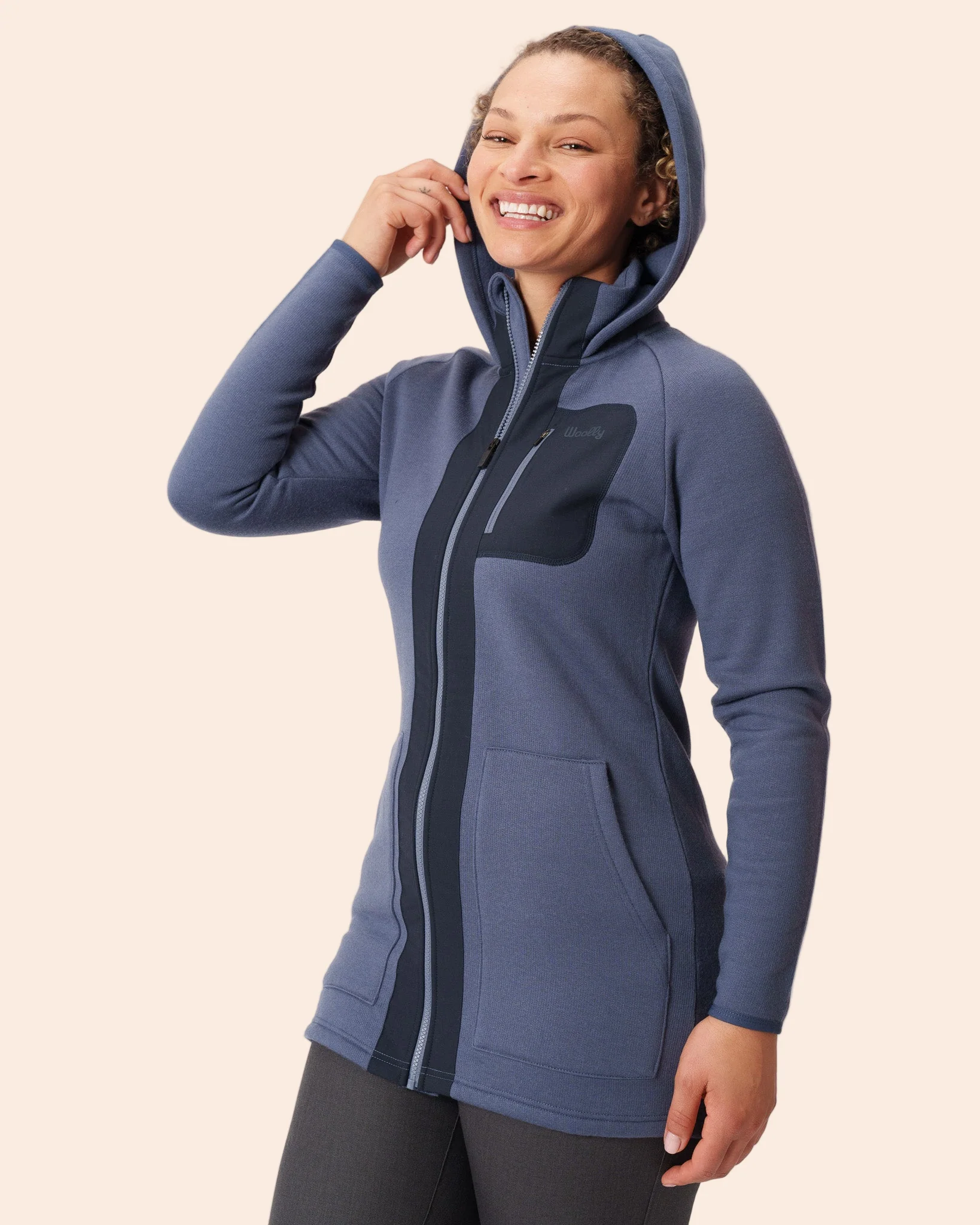 Merino Fleece Long Zip Hoodie - Image 19