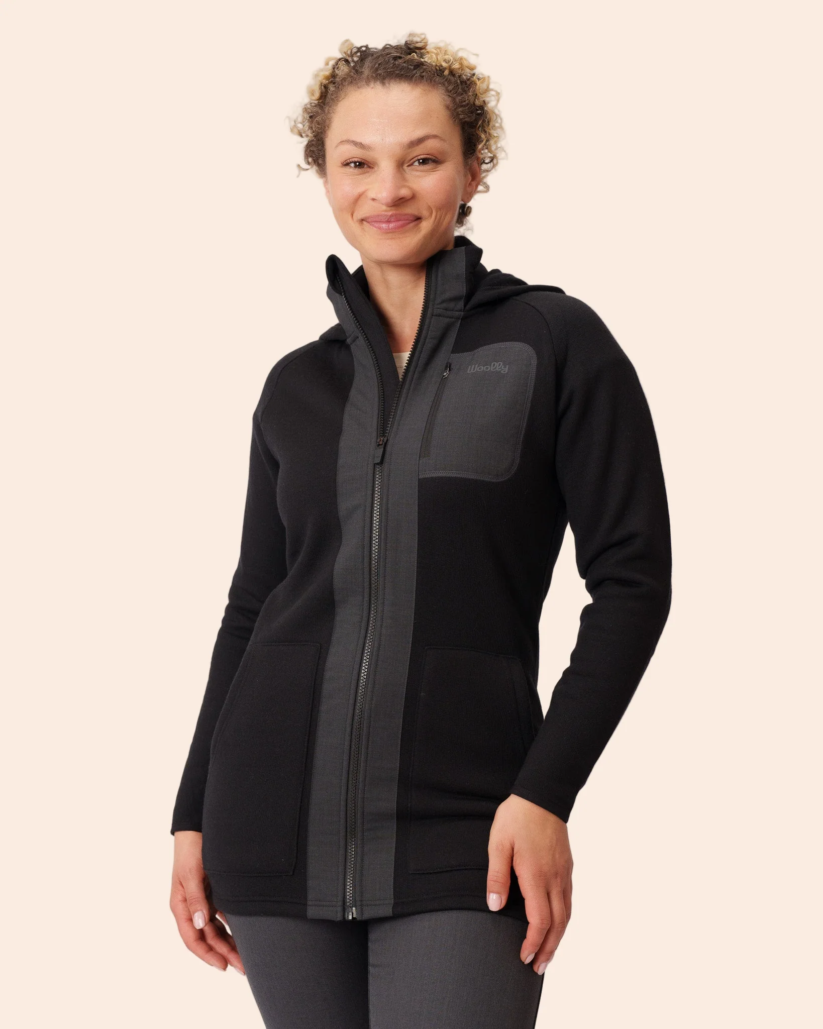 Merino Fleece Long Zip Hoodie - Image 5