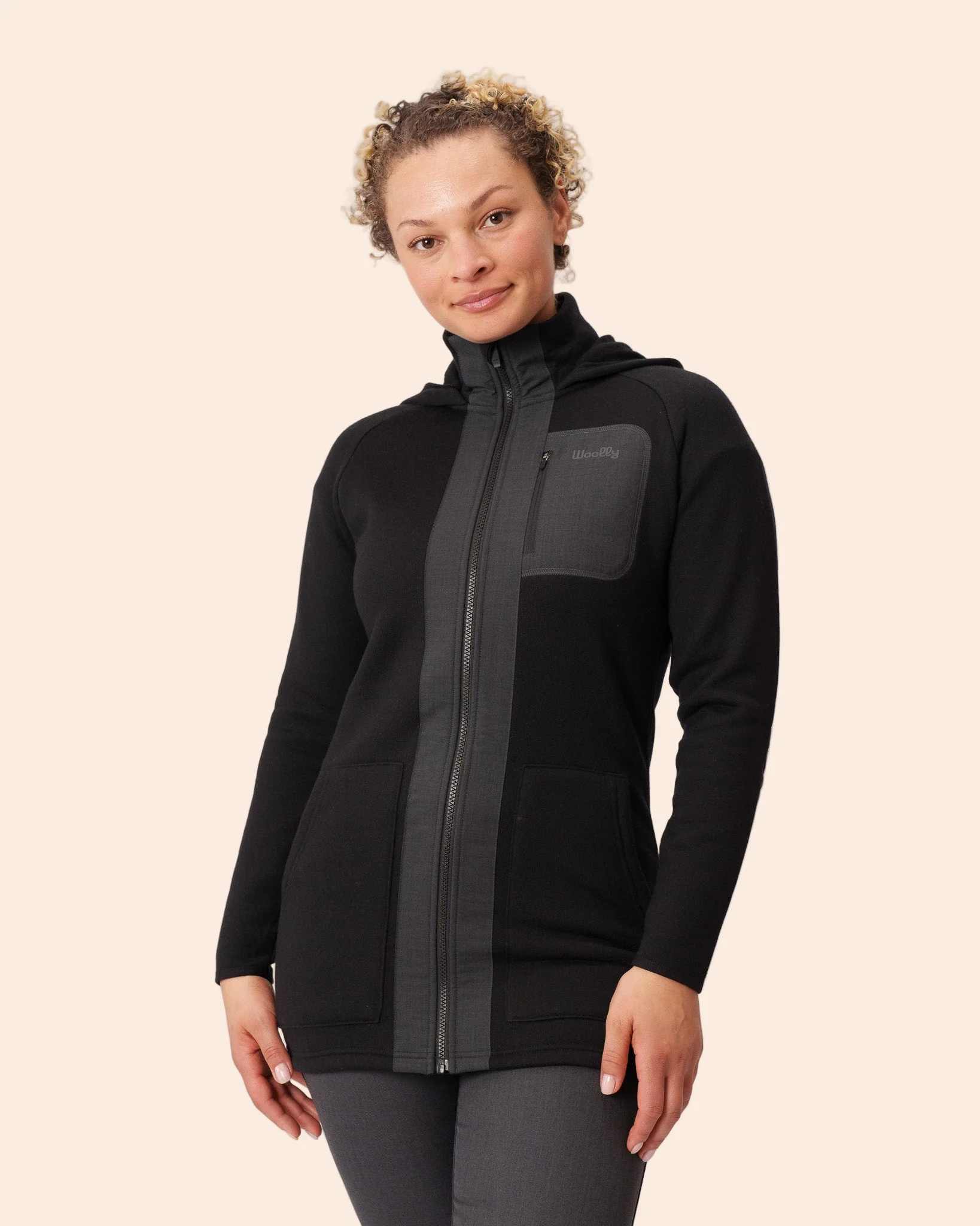 Merino Fleece Long Zip Hoodie - Image 6